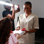 Video Production Insights by Doleep Studios 25 | Pre-Production Casting Talents in Dubai: Child and Nanny Exchanging Gifts on Film Set