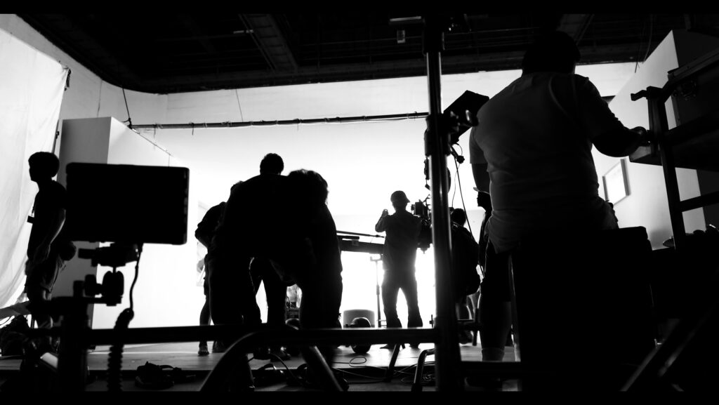 Crew working together to showcase the right media production partner