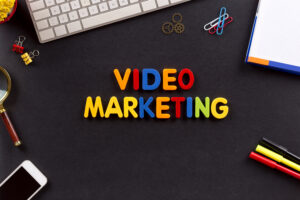 Video Production Insights by Doleep Studios 37 | Pre-Production mage of the text "Video Marketing" written in bold, representing the importance of a solid video marketing strategy.