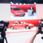 A dynamic image capturing the product launch of a car, showcasing the impact of a strategic product launch video.