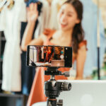 Woman advertising her clothing brand in a Brand Activation Videos